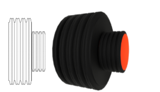 Corrugated Concentric Reducer Plain End
