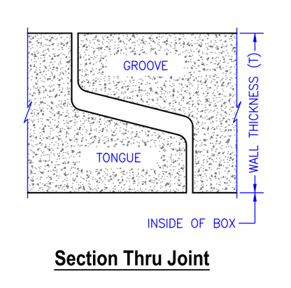 Reinforced Concrete Box Culvert Tongue and Groove Joint